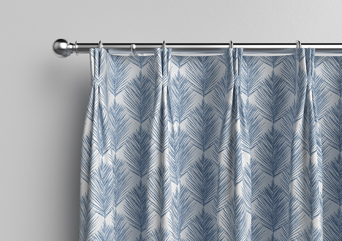 Gentle Palm, Navy - Made to Measure Curtains - Image 11